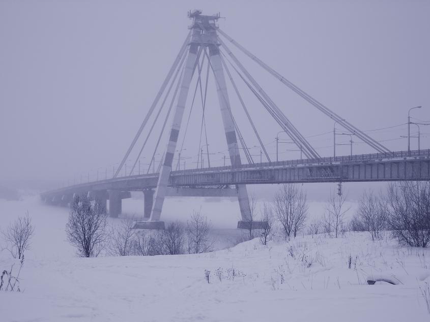 Октябрьский мост череповец рисунок